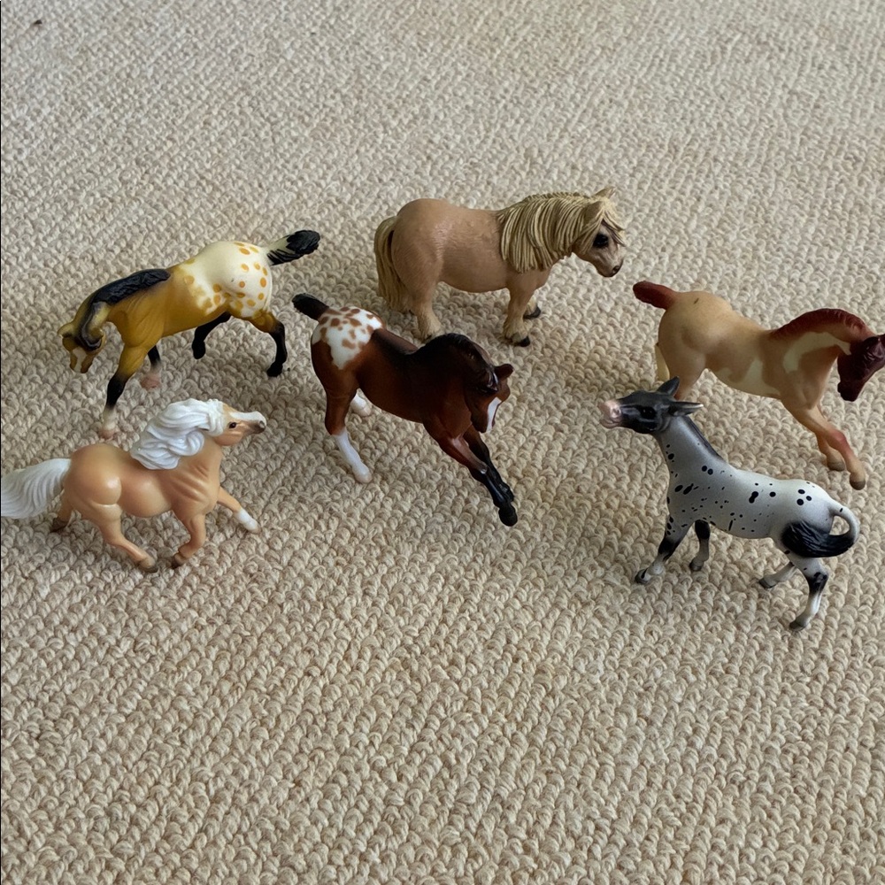 Vintage Breyer Stablemates and 1 Schleich Pony